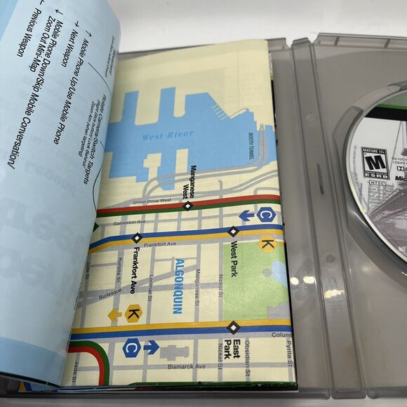 Grand Theft Auto IV GTA 4 Microsoft Xbox 360 COMPLETE CIB W/MAP GREAT CONDITION - Picture 8 of 11